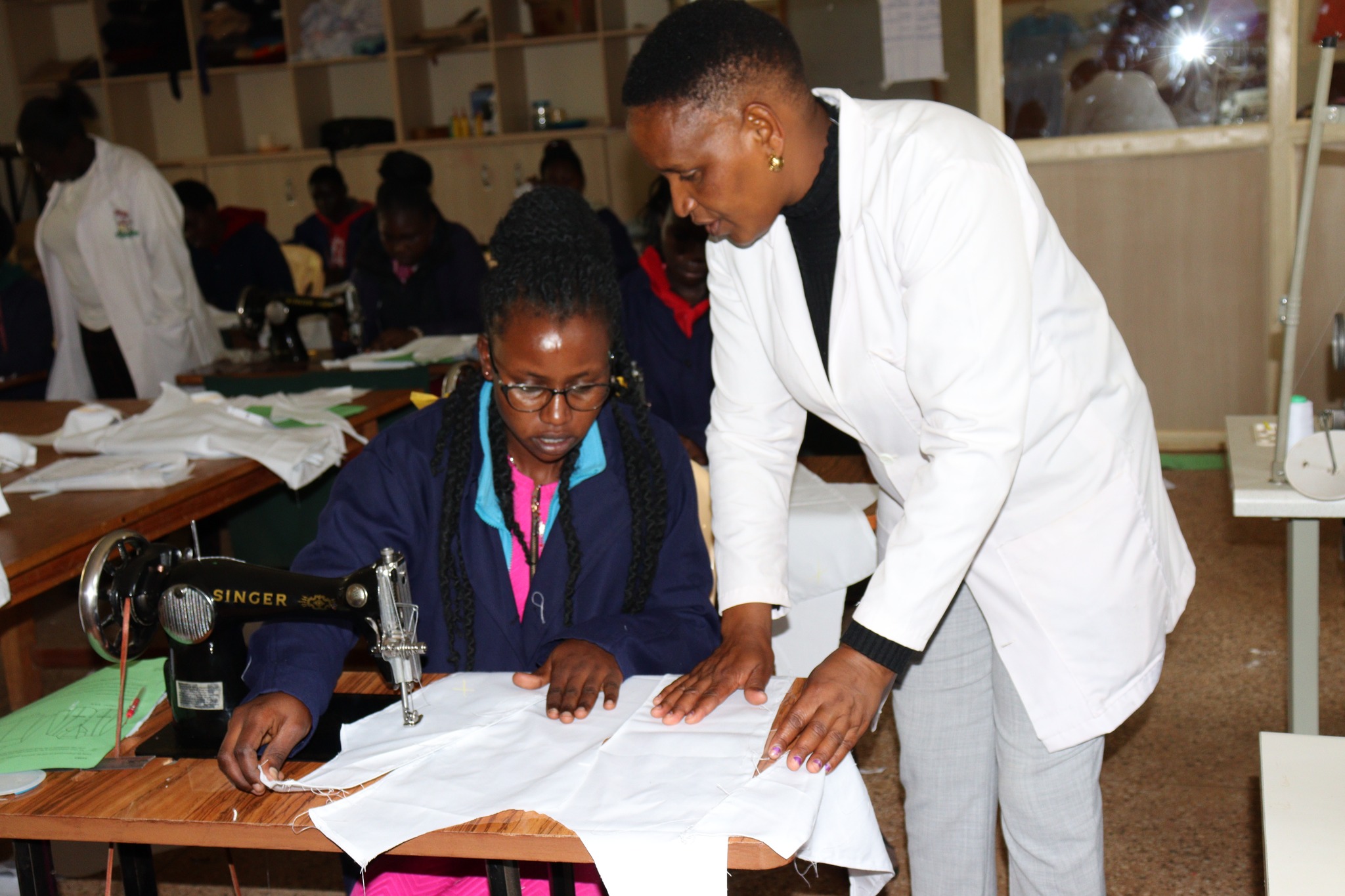 Fashion and design training at Sergoek Vocational Training Centre